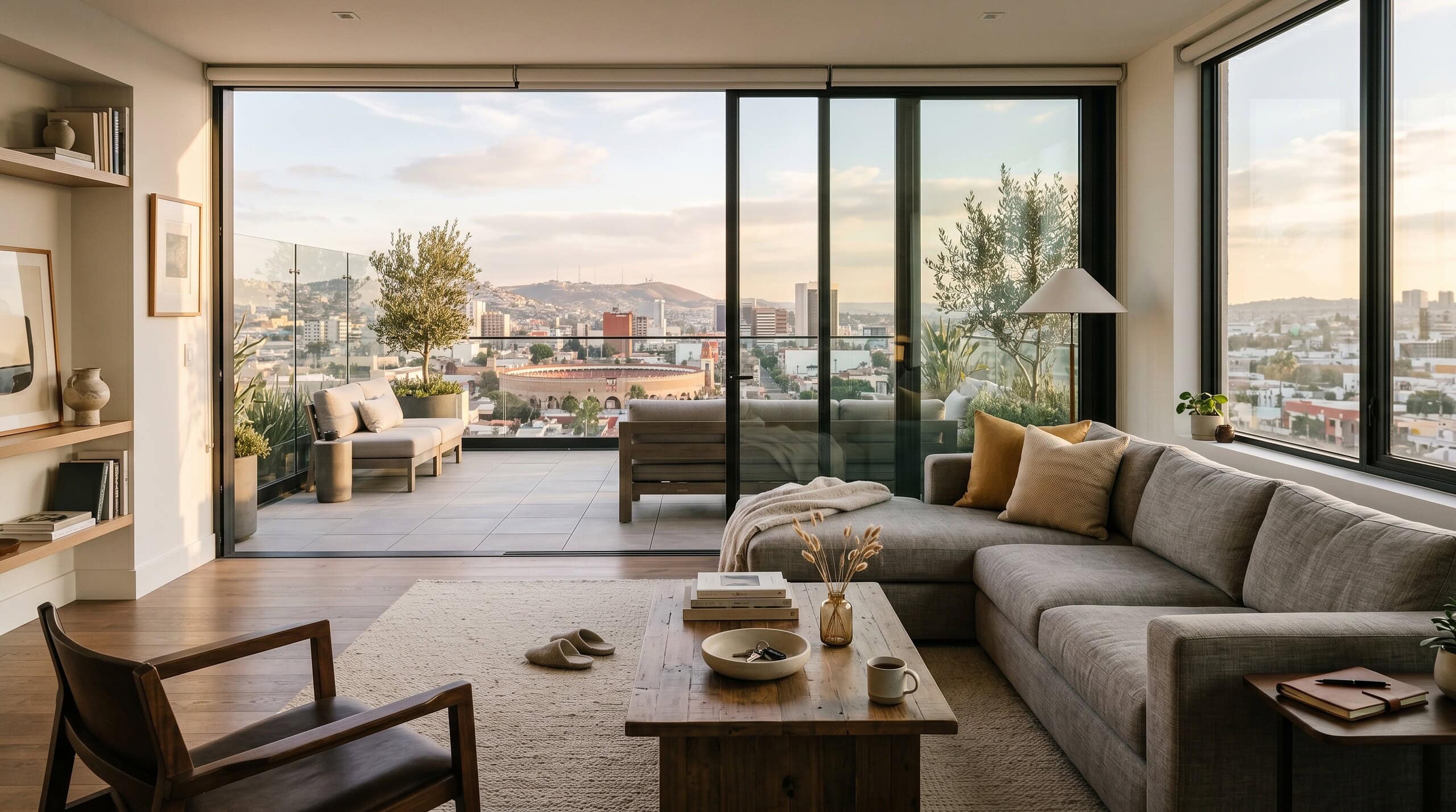 Departamento vertical premium con vista a la ciudad en Zona Río Tijuana