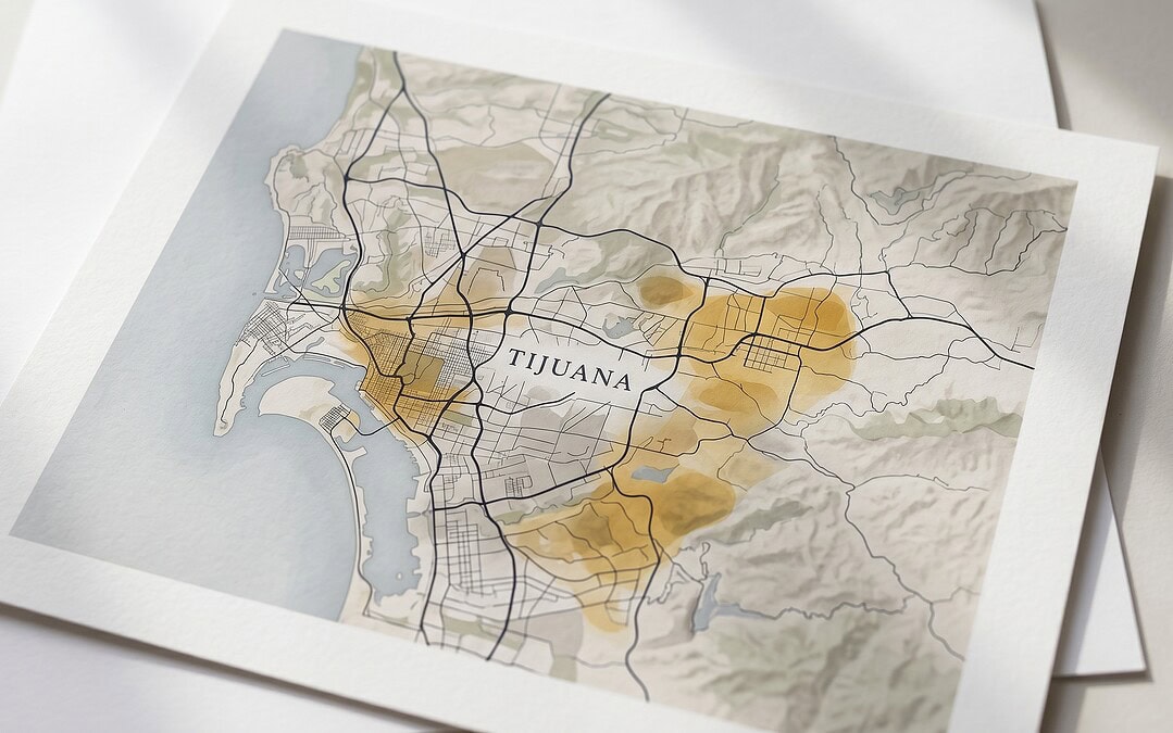 Plusvalía por colonia en Tijuana: el mapa que separa zonas calientes de zonas estancadas